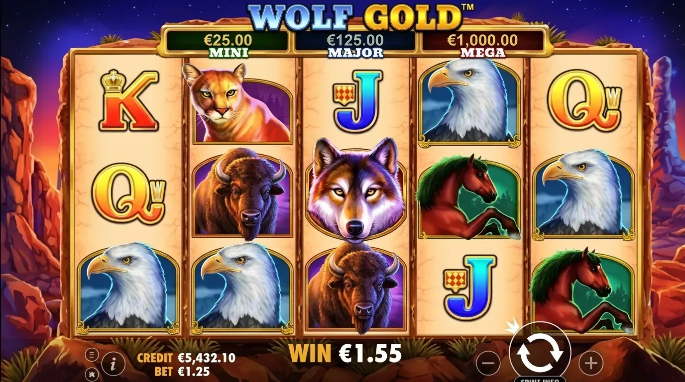 Wolf Gold en IE play
