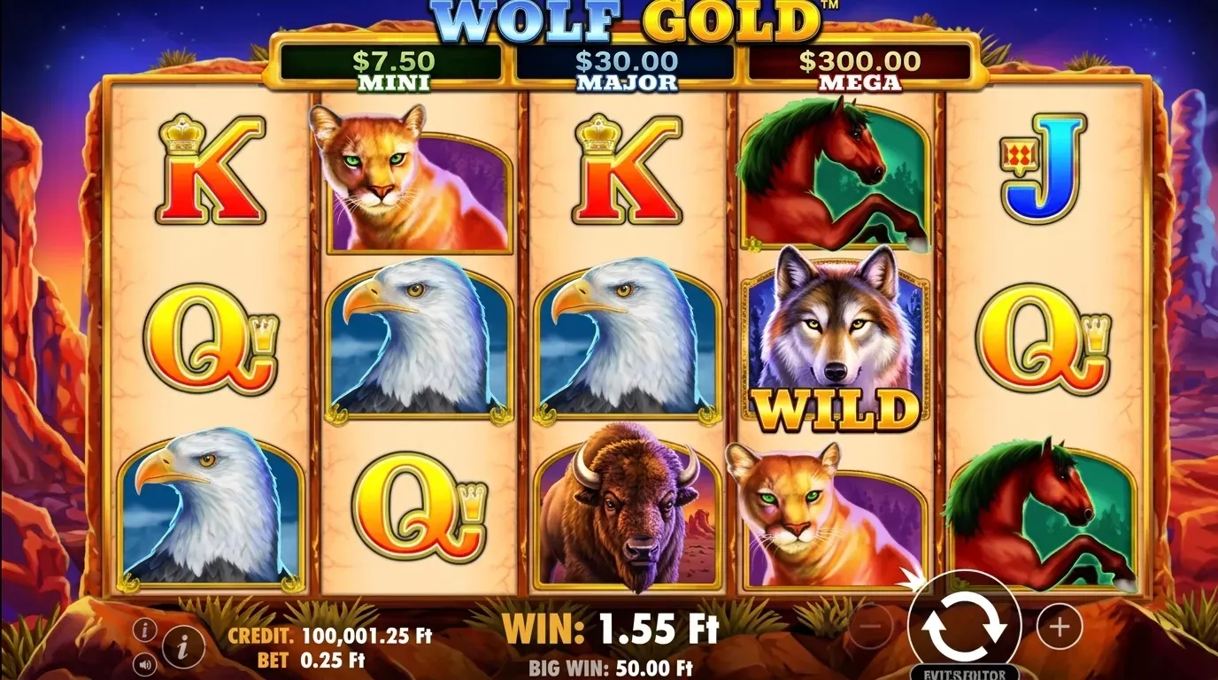 Wolf Gold hu HU play